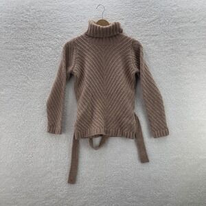 Fisherman Out of Ireland Sweater Womens Small Wool Cashmere Turtleneck Outdoor